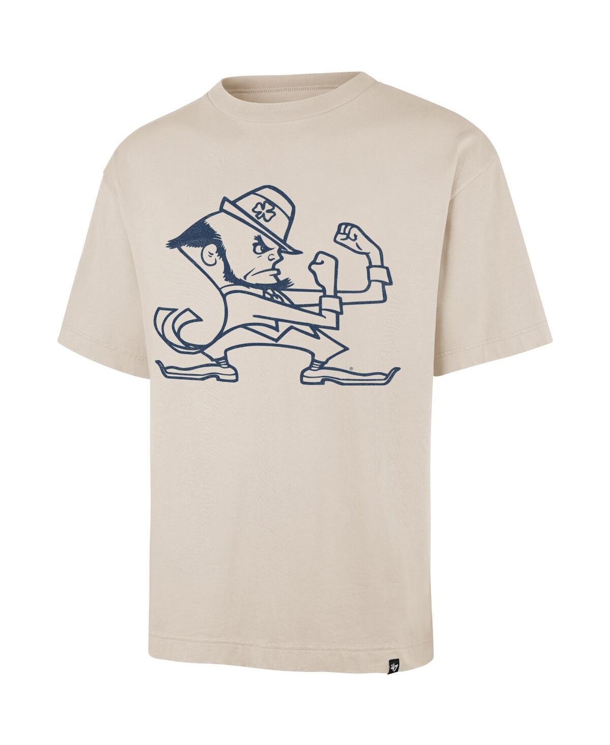 47 Brand Men's Cream Notre Dame Fighting Irish Ravine Foundation T-shirt In White