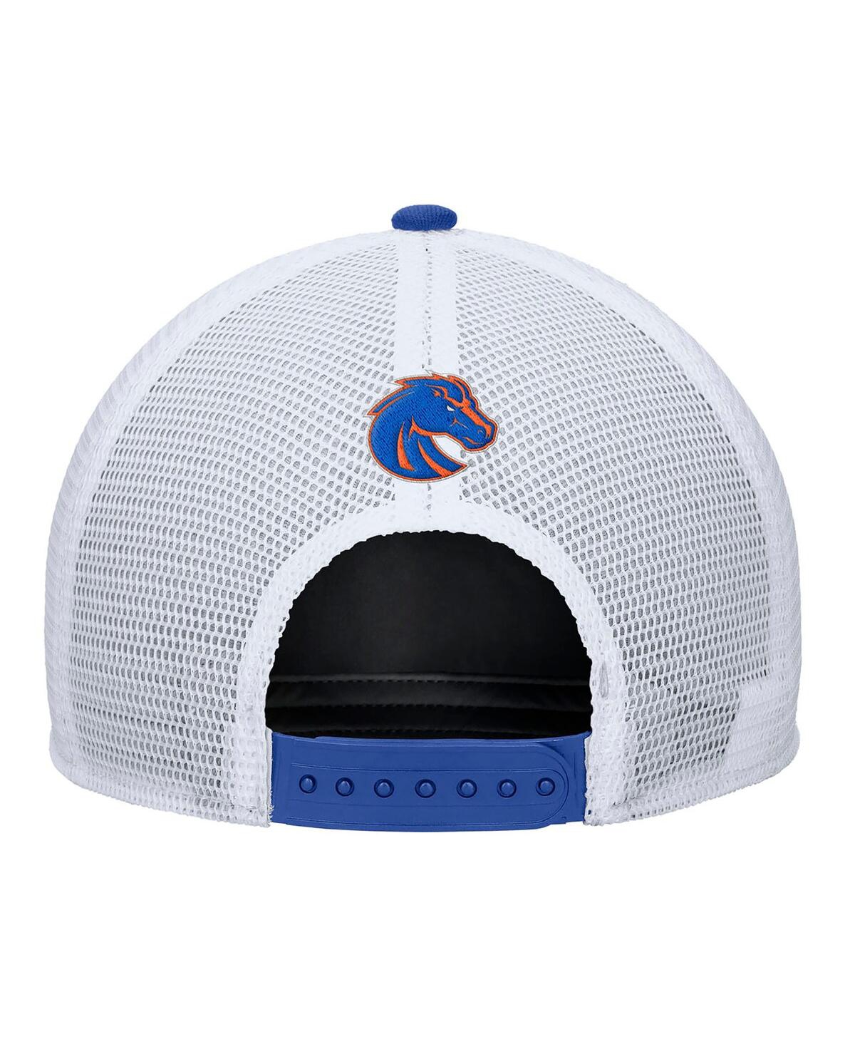 Nike Men's Royal Boise State Broncos 2025 On-field Rise Trucker Performance Adjustable Hat In Blue