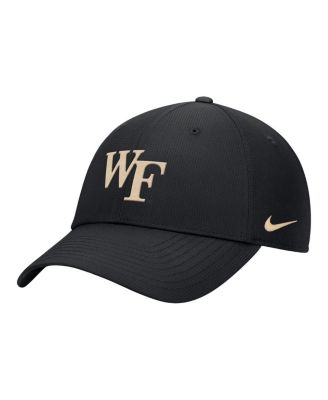 Nike - Men's Black Wake Forest Demon Deacons 2025 On-Field Club Performance Adjustable Hat