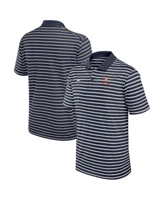 Nike - Men's Navy Virginia Cavaliers Victory Stripe Performance Polo Shirt