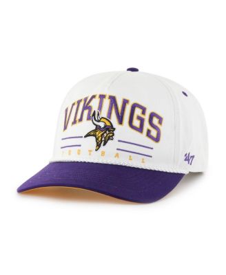 '47 Brand - Men's White/Purple Minnesota Vikings Roscoe Two-Toned Hitch Adjustable Hat