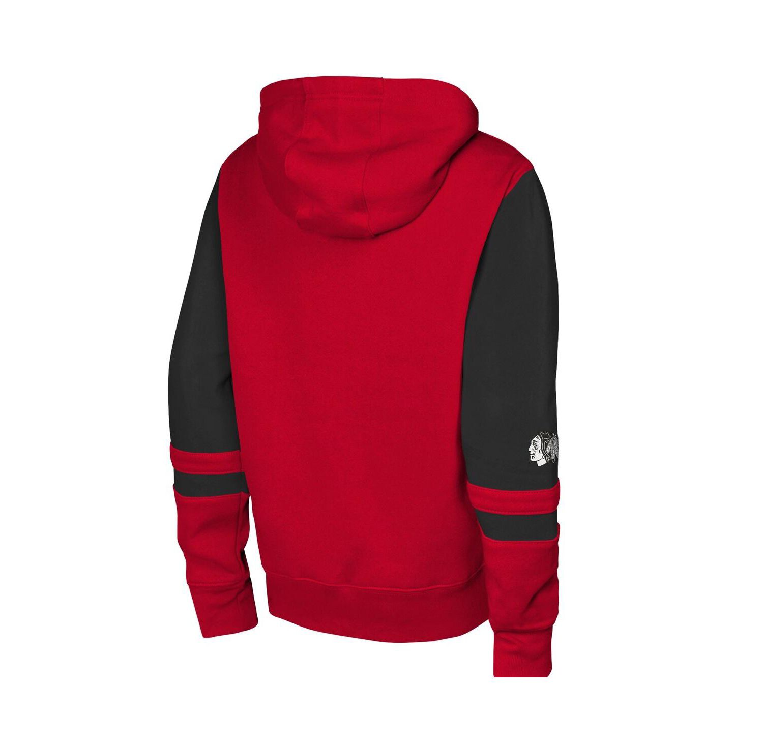 Big Boys and Girls Red Chicago Blackhawks Face Off Full-Zip Hoodie
