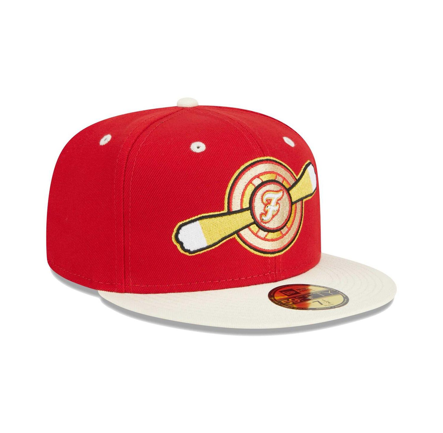 Men's Red Winston-Salem Dash Theme Nights Flight 59FIFTY Fitted Hat