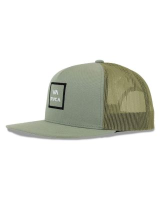 RVCA - Men's Light Green VA All The Way Trucker Snapback Hat
