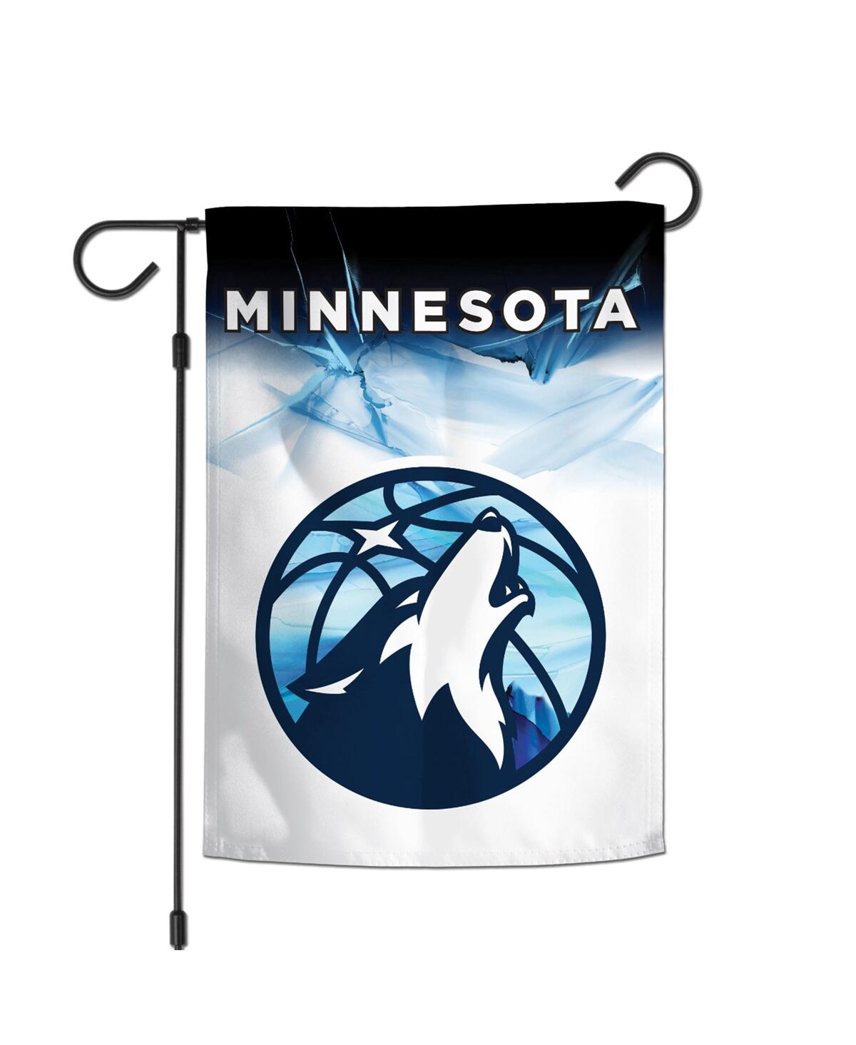 Wincraft Minnesota Timberwolves 2024/25 City Edition 12" X 18" Two-sided Garden Flag In Transparent