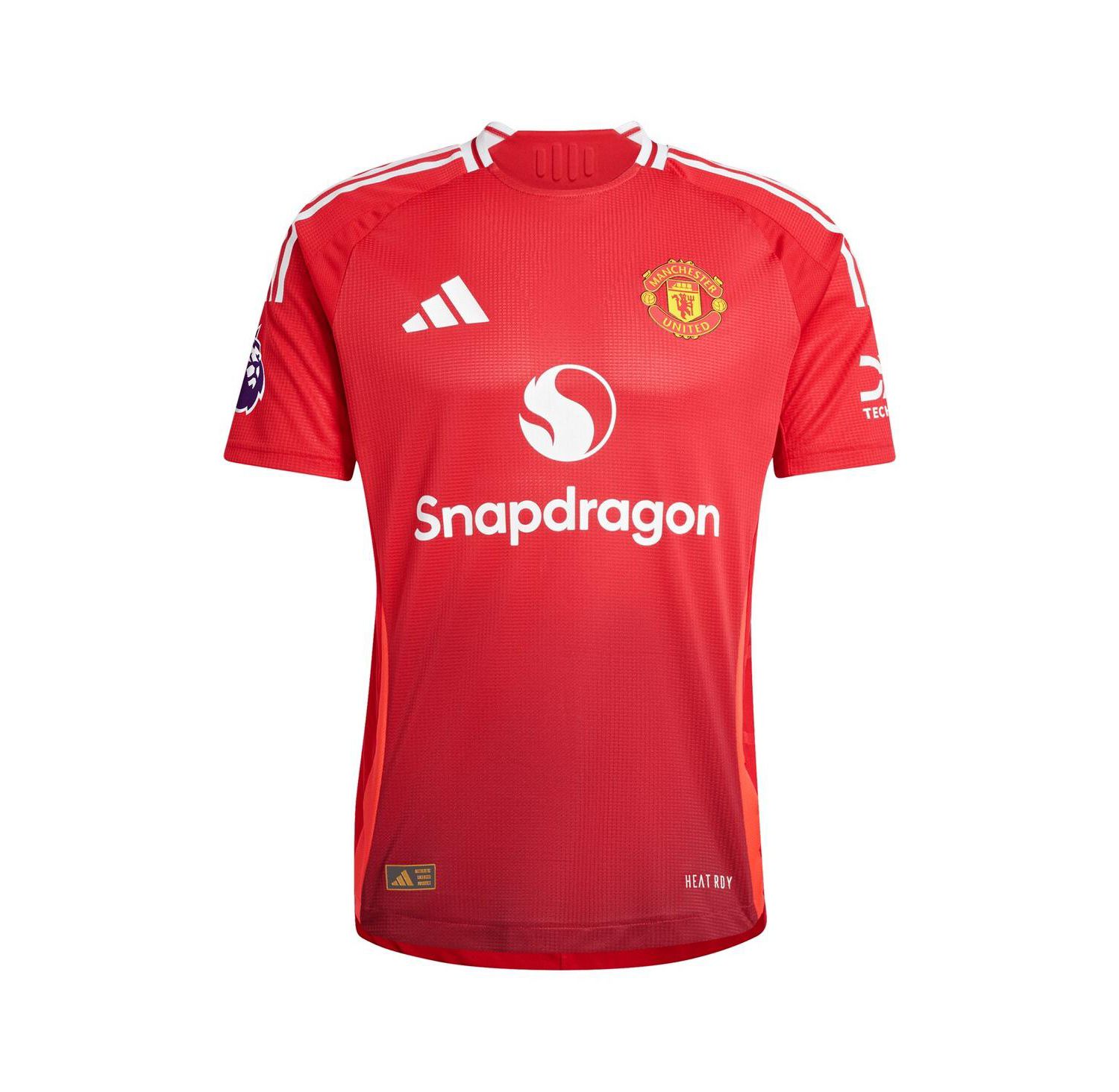 Men's Rasmus Højlund Red Manchester United 2024/25 Home Authentic Player Jersey