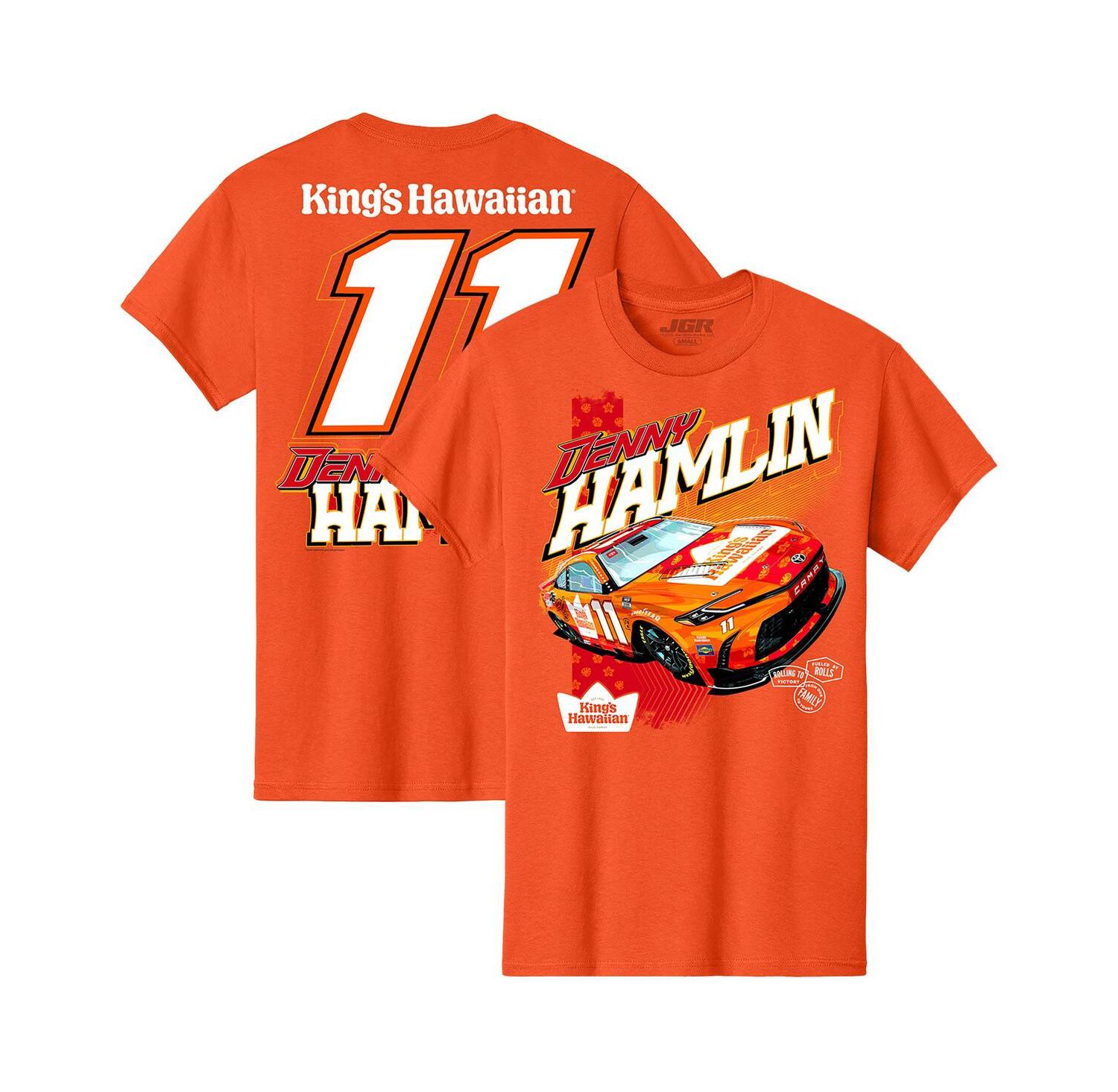 Men's Orange Denny Hamlin King's Hawaiian T-Shirt