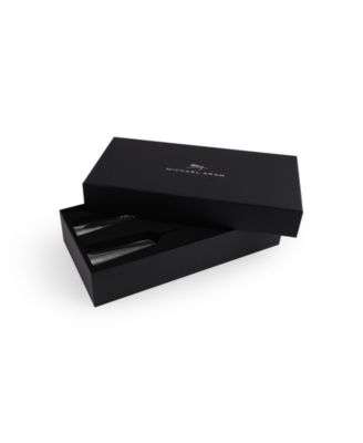 Reflective Champagne Flute and Heart Frame Set