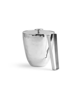 Reflective Ice Bucket with Tongs