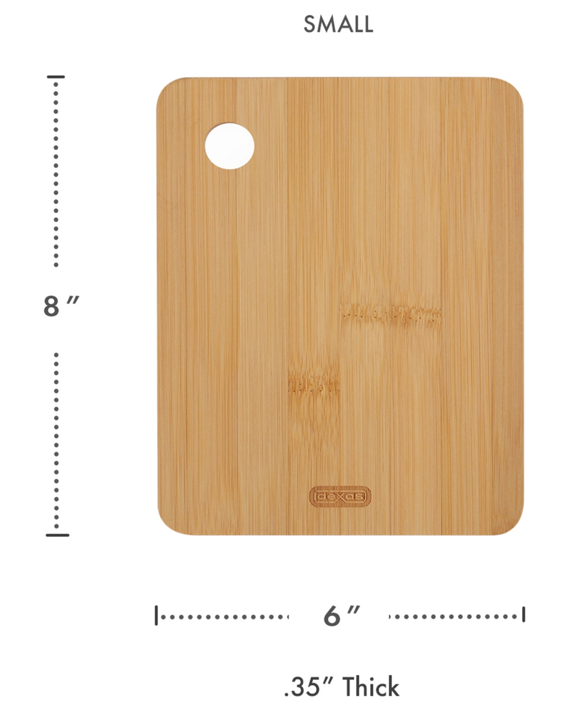 Dexas 3-Piece Bamboo Cutting Board Set