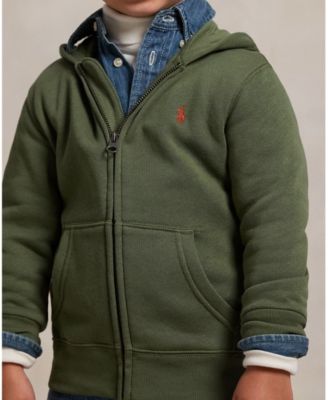 Toddler and Little Boys Fleece Full-Zip Hoodie