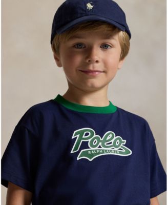 Toddler and Little Boys Logo Color Blocked T-Shirt