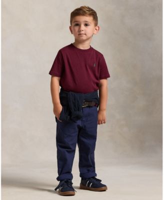 Toddler and Little Boys Cotton Jersey Crewneck T-Shirt