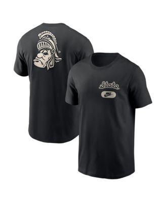 Nike - Men's Black Michigan State Spartans Fashion 2-Hit T-Shirt