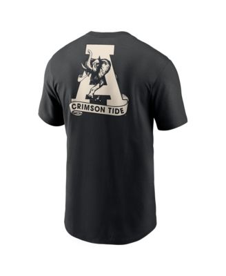Men's Black Alabama Crimson Tide Fashion 2-Hit T-Shirt