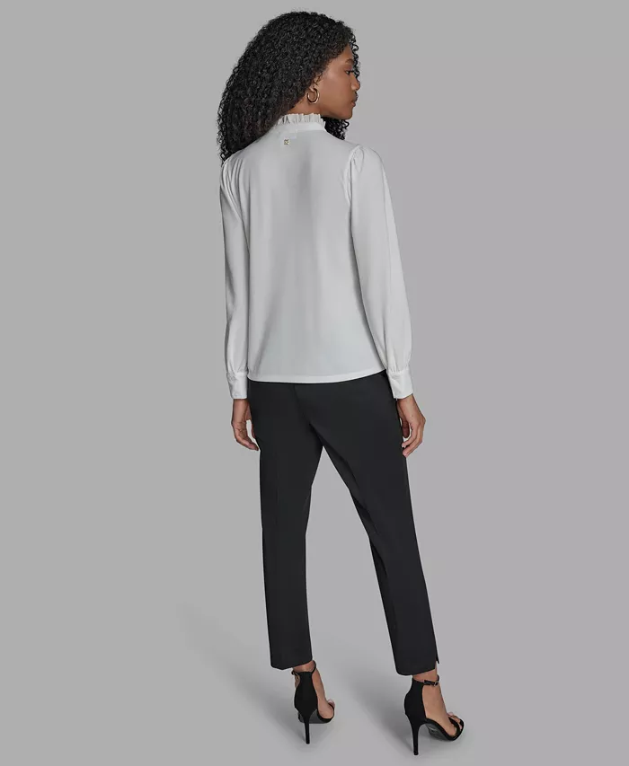 Long Sleeve Ruffle Blouse - thumbnail 5
