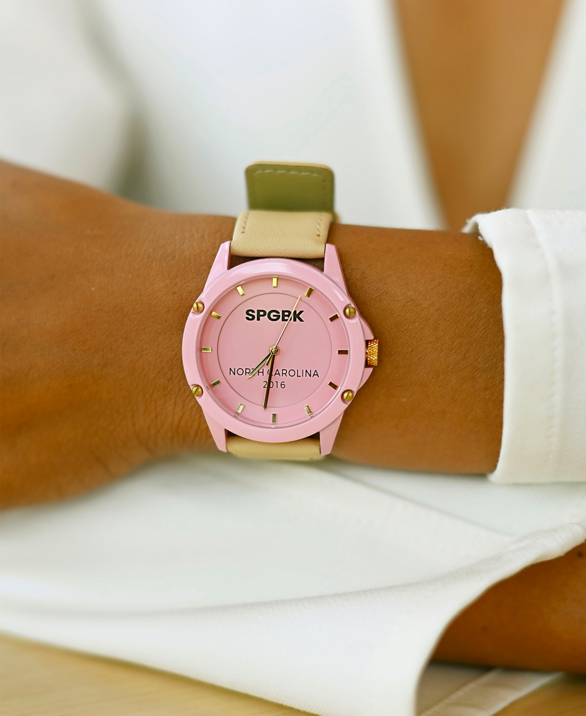 Spgbk Watches Women's Pink Lemonade Candy Pink Watch, 44mm In Gold