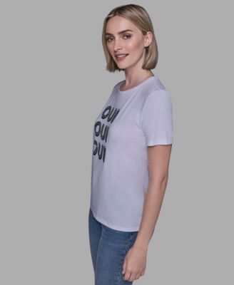 Women's OUI X3 Logo Detail T-shirt