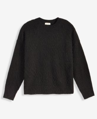Women's Brushed-Knit Relaxed Crewneck Sweater, Macy's Exclusive