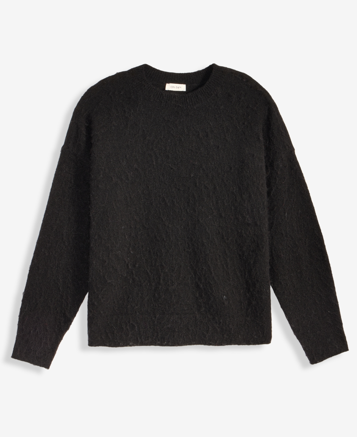 On 34th Women's Brushed-Knit Relaxed Crewneck Sweater, Macy's Exclusive