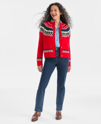 Women's Fair Isle Cardigan, Macy's Exclusive