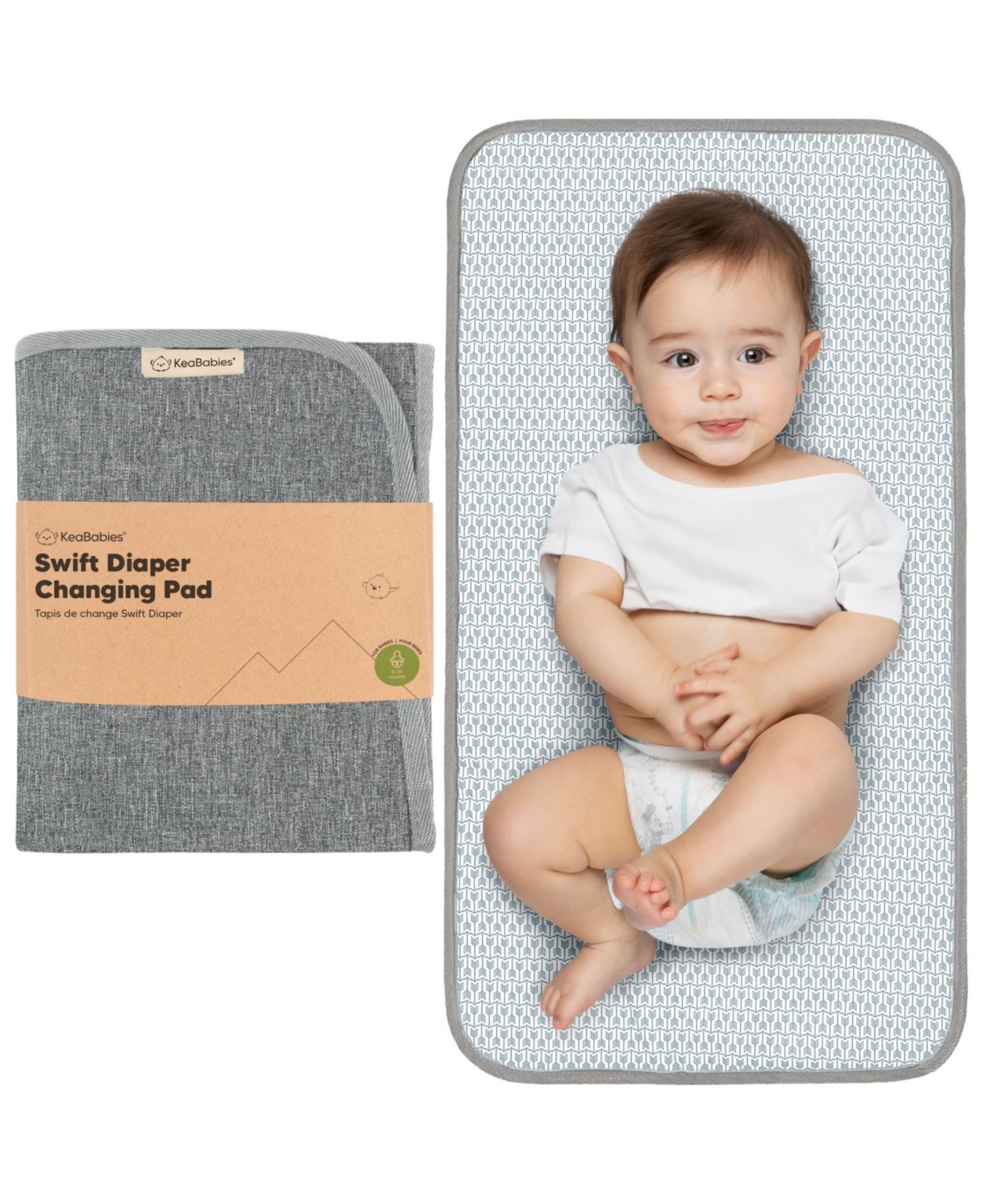 Swift Diaper Changing Pad, Portable Waterproof Diaper Changing Pad for Baby, Travel Changing Pad for Diaper Bag