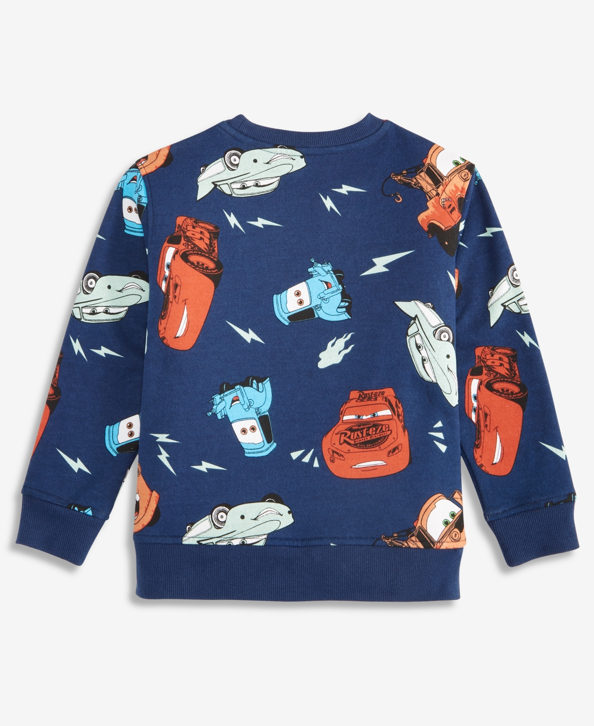 Epic Threads Toddler Boys 2t-4t Cars-print Crewneck Knit Sweatshirt, Macy's Exclusive In Blue
