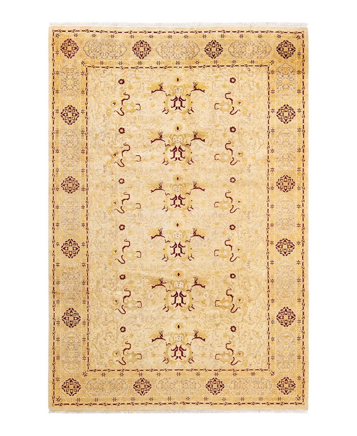 Adorn Hand Woven Rugs Mogul M1190 6'2"x9' Area Rug In Multi