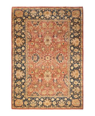 Adorn Hand Woven Rugs Mogul M1071 Rug Collection In Orange