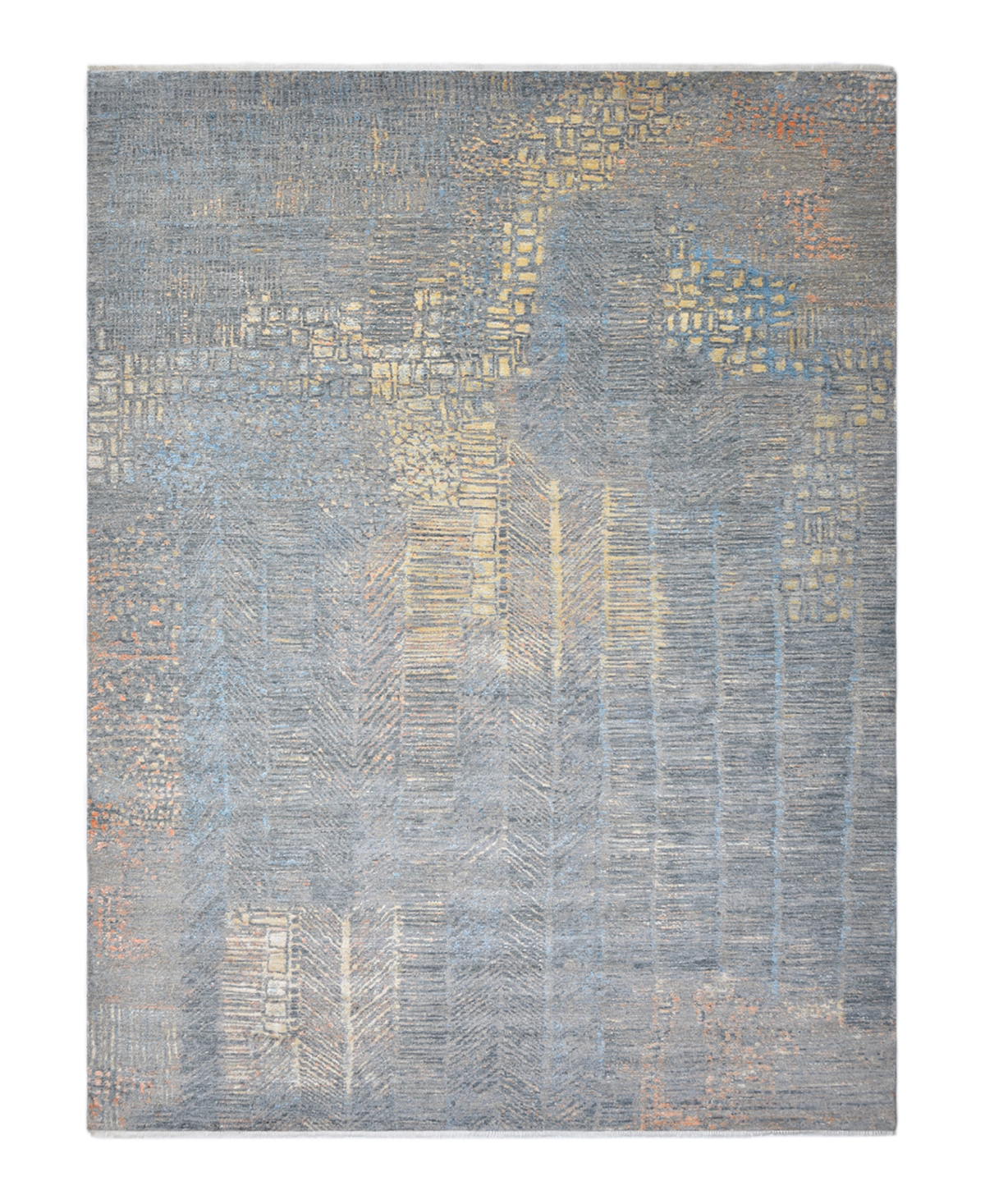 Adorn Hand Woven Rugs Modern M8527 9'2"x12'1" Area Rug In Multi