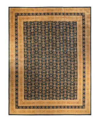 Adorn Hand Woven Rugs Mogul M1320 Rug Collection In Green