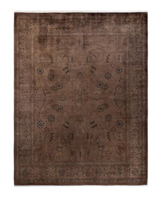 Adorn Hand Woven Rugs Fine Vibrance M1471 Rug Collection In Brown