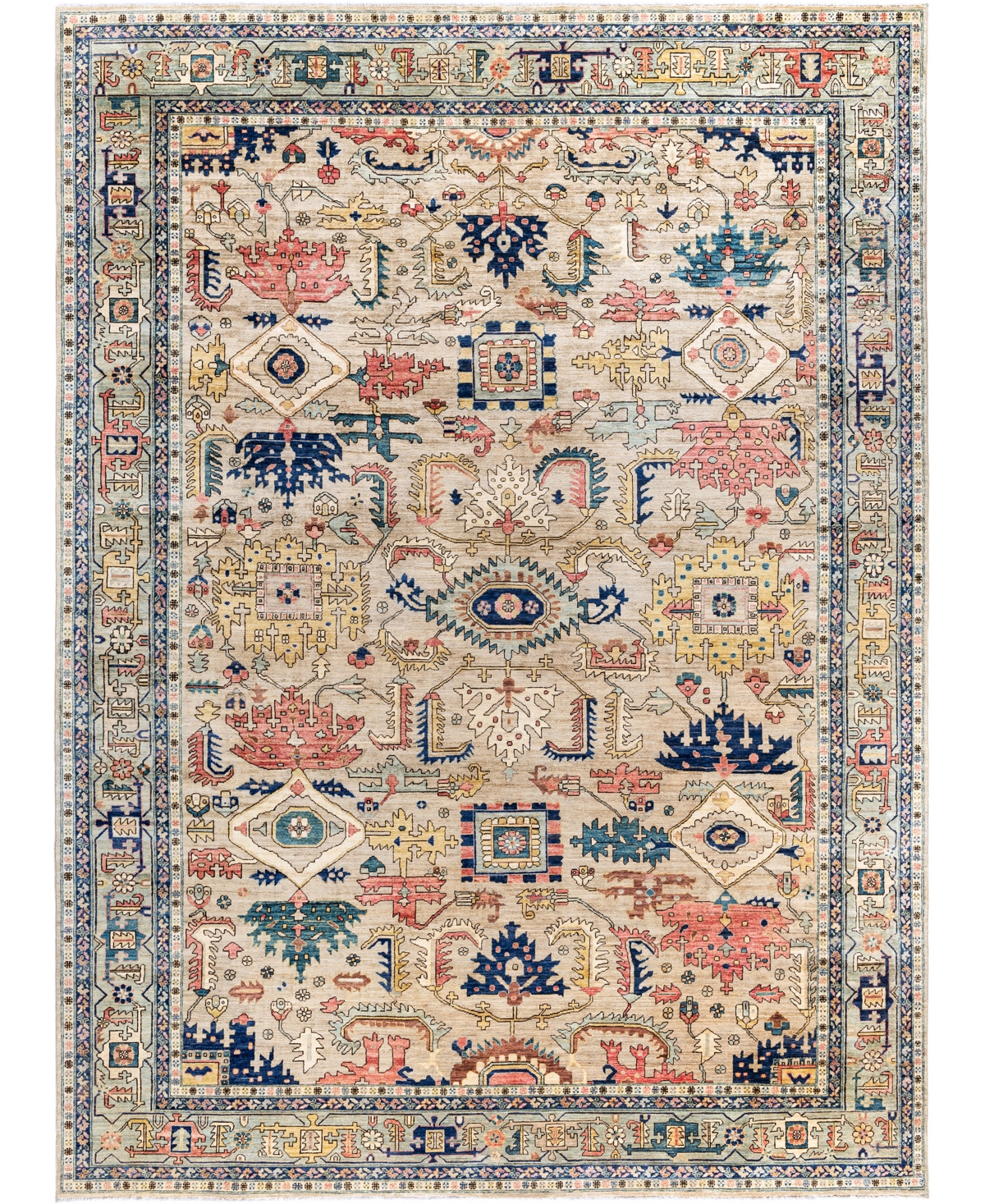Adorn Hand Woven Rugs Serapi M0103-79 10'2"x14' Area Rug In Sand