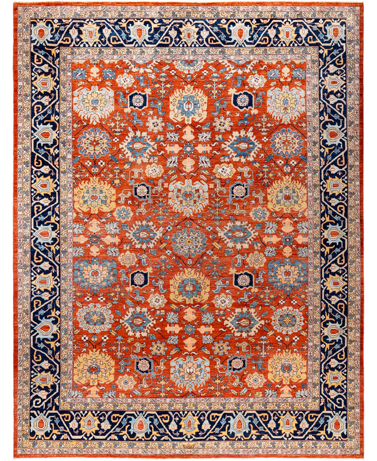 Adorn Hand Woven Rugs Serapi M0103-101 8'11"x11'9" Area Rug In Red