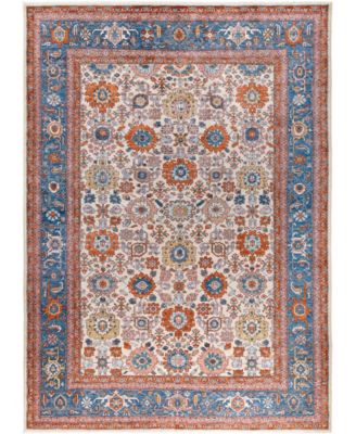 Adorn Hand Woven Rugs Serapi M0103 150 Rug Collection In White