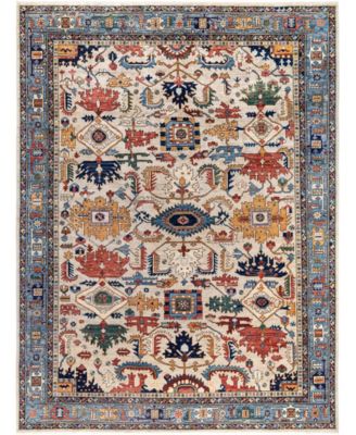 Adorn Hand Woven Rugs Serapi M0103 175 Rug Collection In White