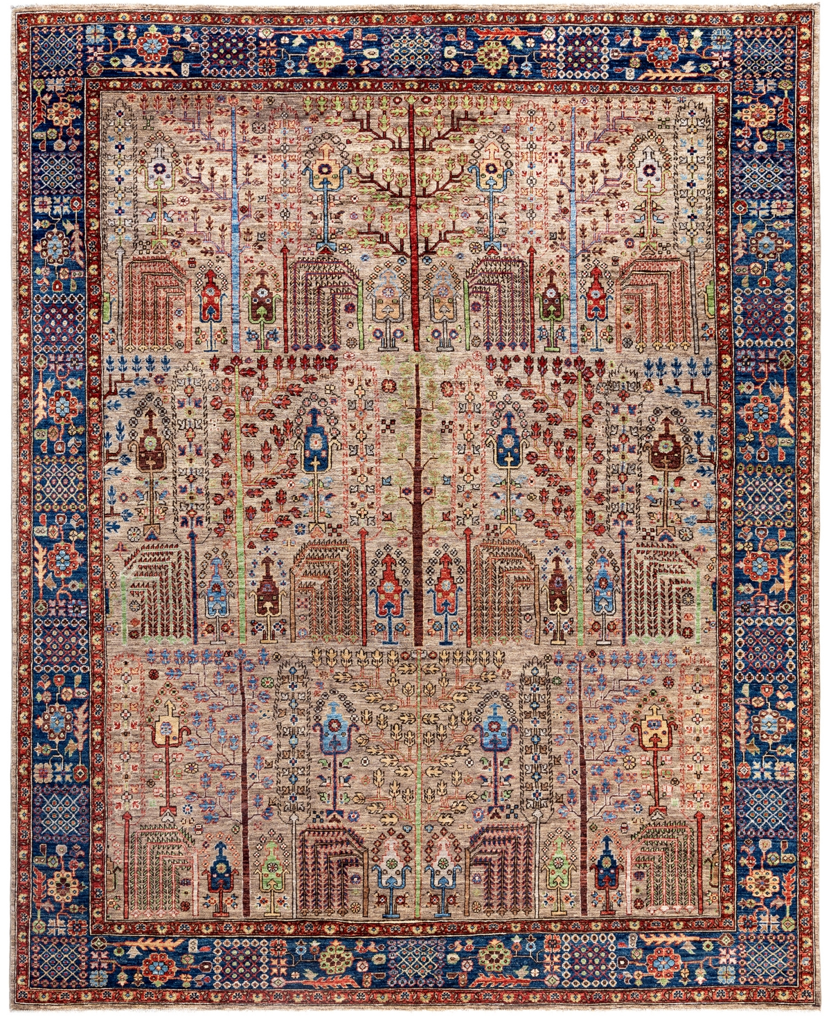 Adorn Hand Woven Rugs Serapi M0103-236 8'1"x10' Area Rug In Brown