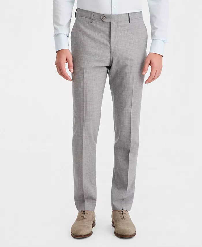 Men's Modern-Fit Wool-Blend Suit Separate Pants - thumbnail 3