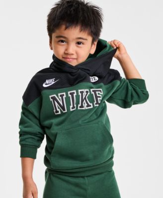Little Boys 2-Piecs Sportswear P.E. Blocked Pullover & Pant Set