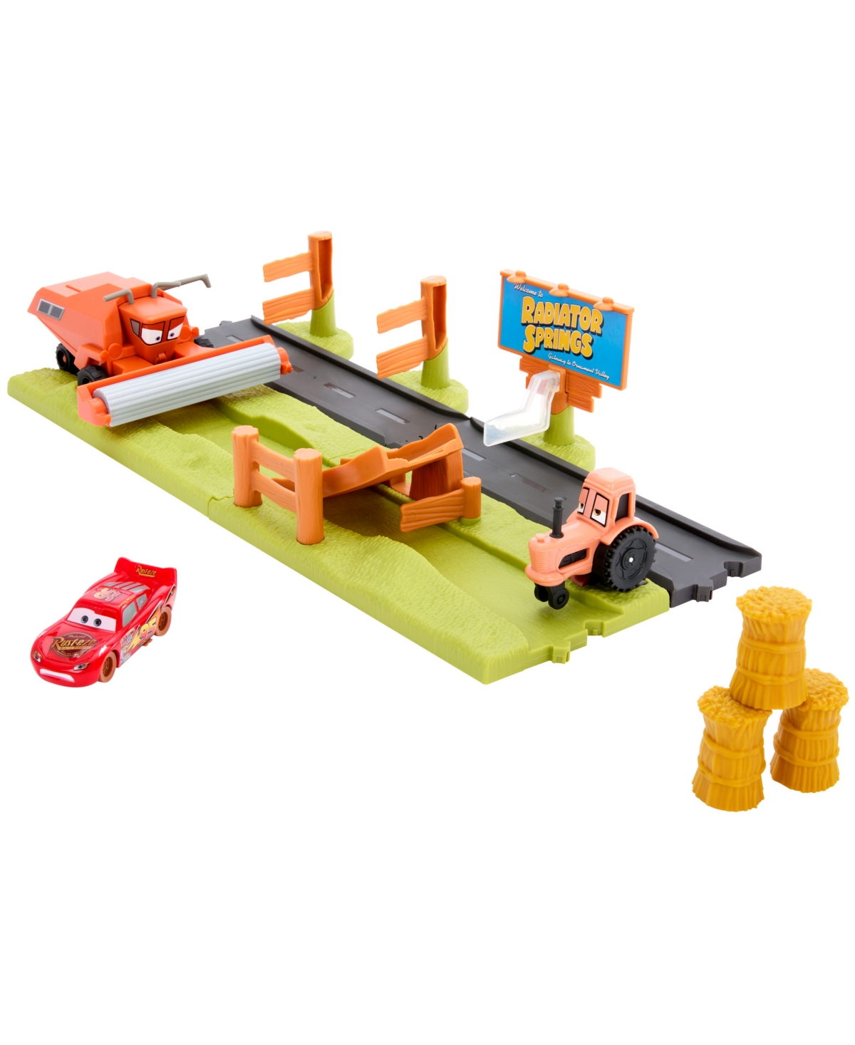 Cars Disney And Pixar  Frank Escape And Stunt Race Playset In Multi