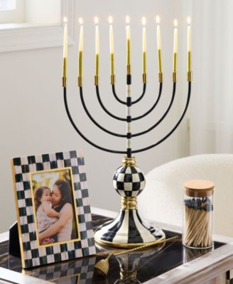 Courtly Check Menorah