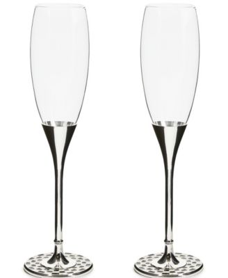 Celebrate Courtly Toasting Flutes, Set of 2