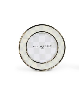 Sterling Check Silver Plated Frames, Set of 2