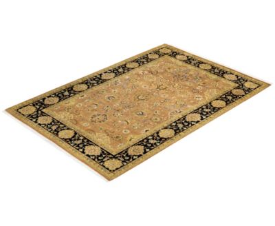 Adorn Hand Woven Rugs Mogul M1196 Rug Collection In Yellow