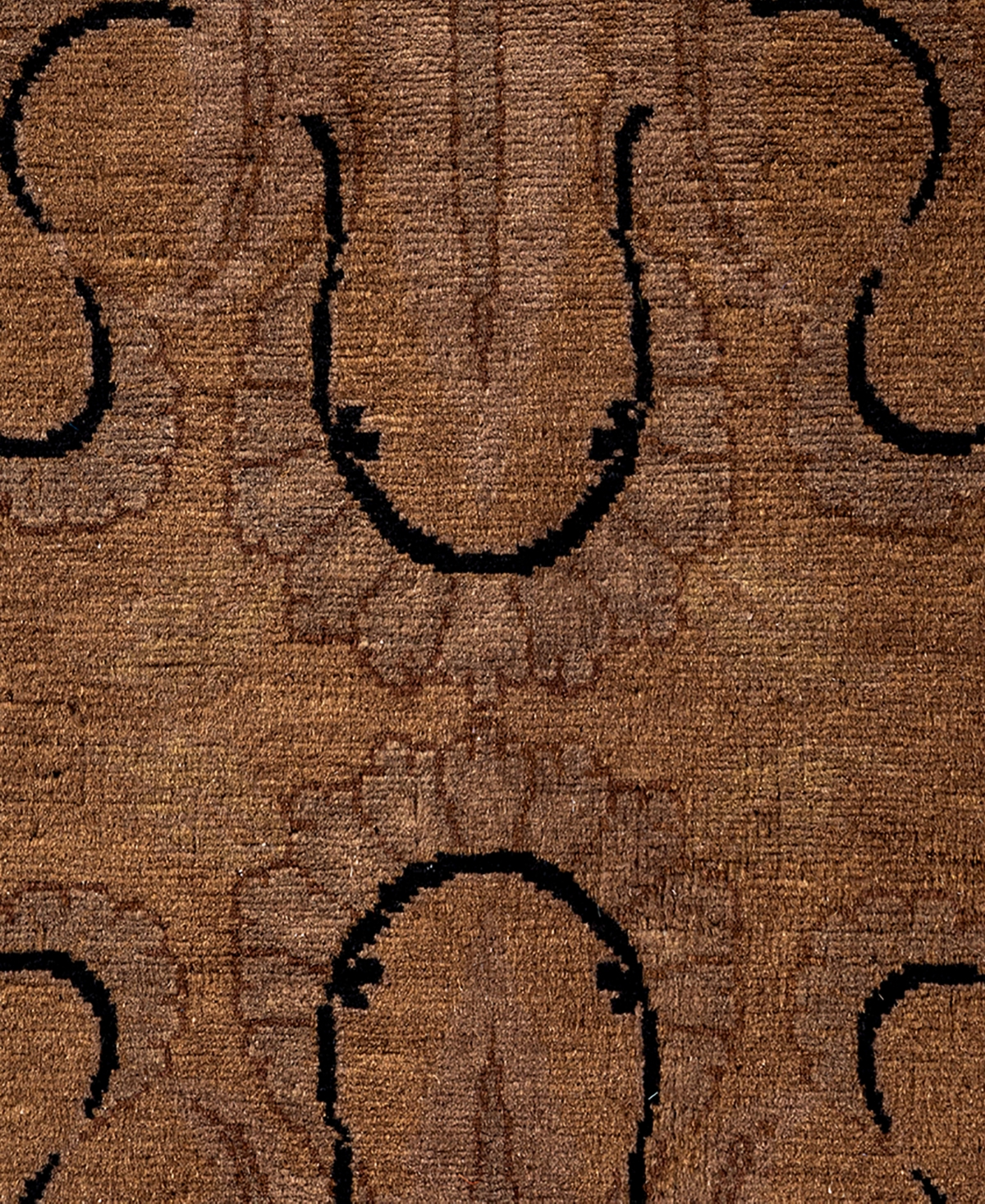 Adorn Hand Woven Rugs Fine Vibrance M1471 8'2"x10'4" Area Rug In Brown