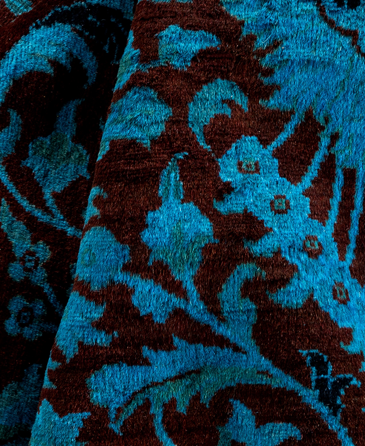 Adorn Hand Woven Rugs Fine Vibrance M1444 4'1"x6'1" Area Rug In Blue
