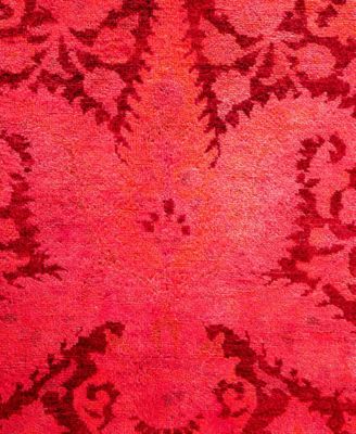 Adorn Hand Woven Rugs Fine Vibrance M1375 Rug Collection In Pink