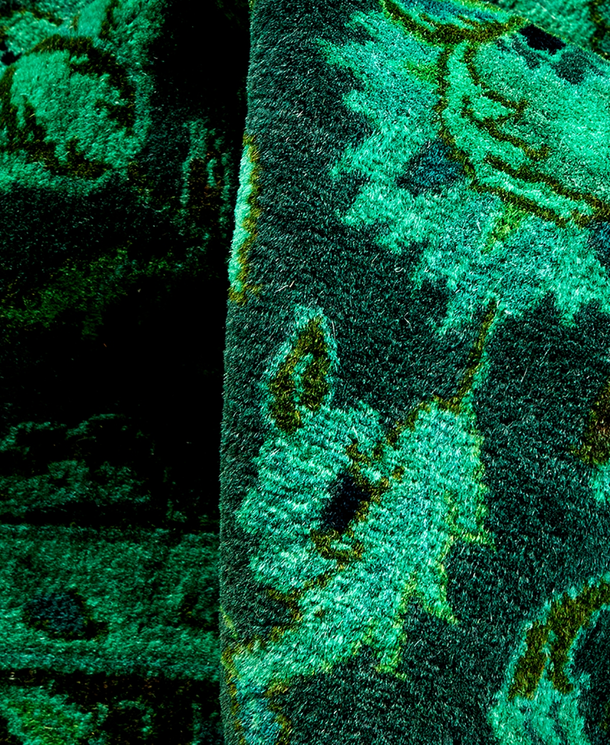 Adorn Hand Woven Rugs Fine Vibrance M1192 3'2"x5'2" Area Rug In Green