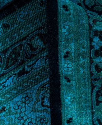 Adorn Hand Woven Rugs Fine Vibrance M1363 Rug Collection In Black