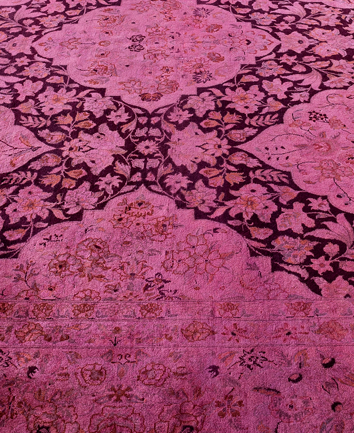 Adorn Hand Woven Rugs Fine Vibrance M1123 8'2"x10'2" Area Rug In Pink